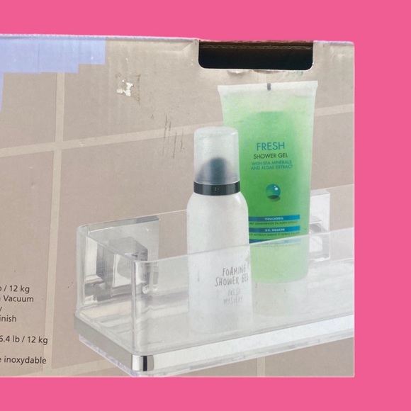 WENKO - Vacuum-Loc Wall Shelf Quadro - No Drilling Required - Picture 9 of 13